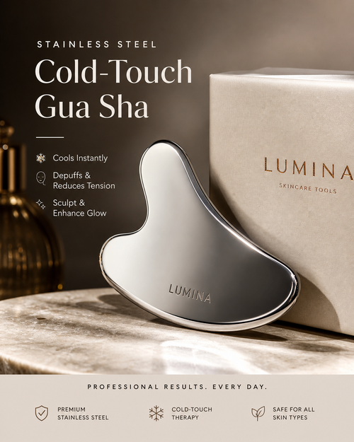 Lumina™ Cold-Touch Stainless Steel Gua Sha
