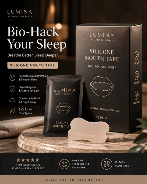 Lumina™ Bio-Hack Silicone Mouth Tape (30-Pack)