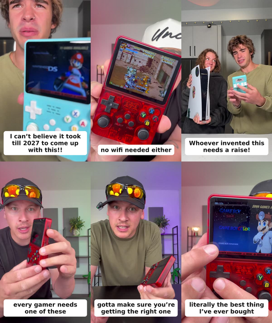 PixelVault Retro Handheld Game Console
