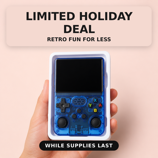 PixelVault Retro Handheld Game Console